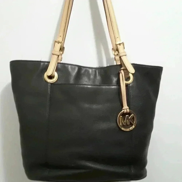 MICHAEL Michael Kors Handbags - Michael kors Signature Black Leather Bag
